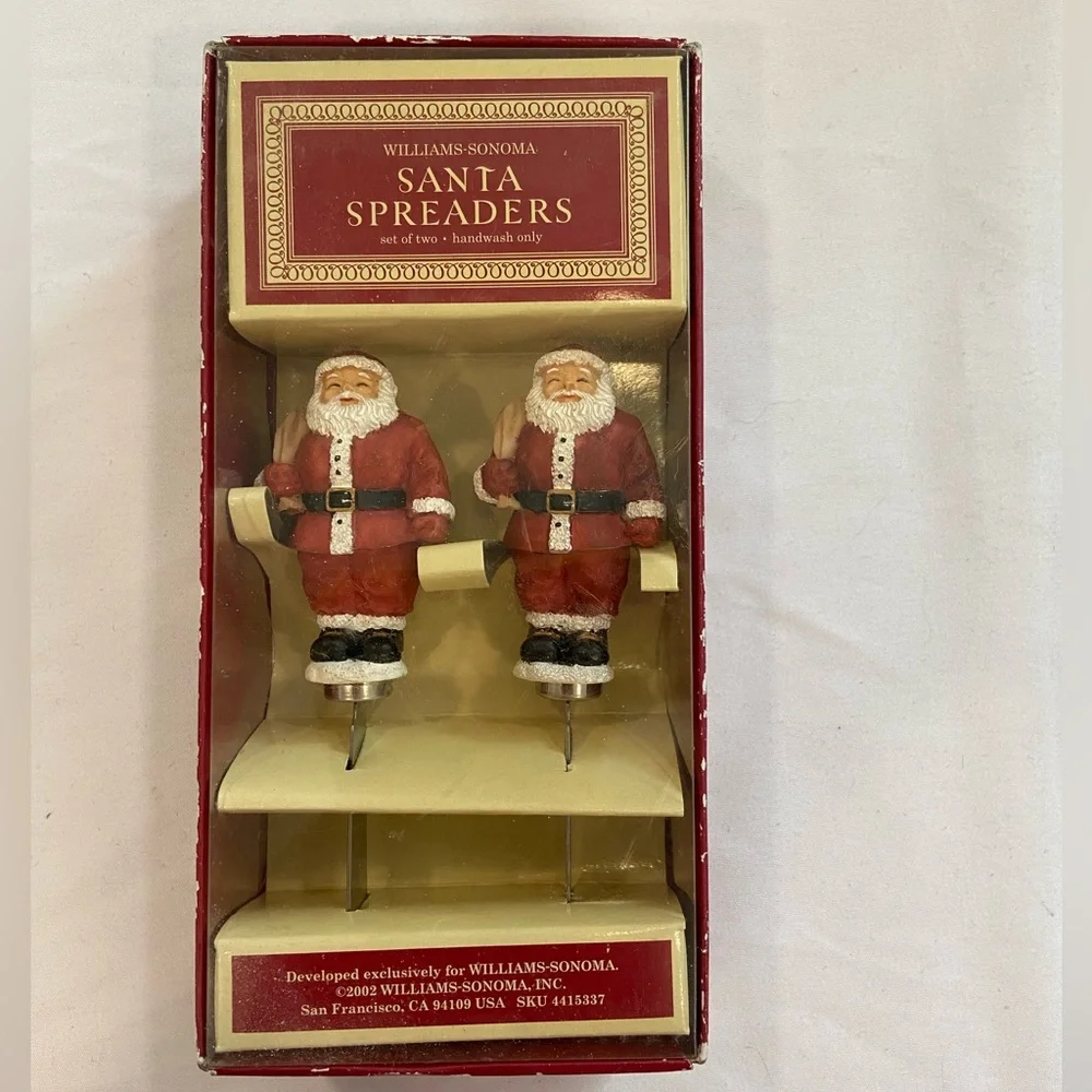Williams Sonoma Santa Spreaders